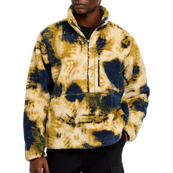 The North Face Men's Extreme Pile Half Zip Pullover Relaxed Fit Midnight Petrol - Picture 1 of 7